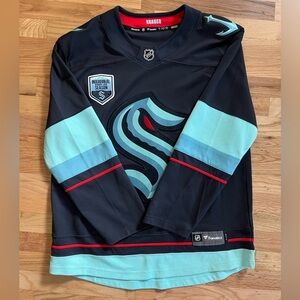 Seattle Kraken Home Jersey w/Inaugural Season Patch
